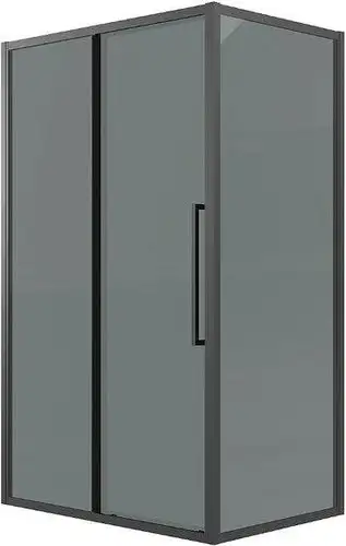 Душевой уголок Grossman Cosmo 130х100х195 120.K33.02.1310.21.10 (черный матовый/стекло тонированное) - изображение в каталоге