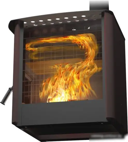 Свободностоящая печь-камин Теплодар Мильна-100 - фото товара