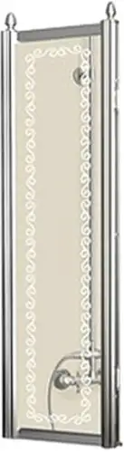 Душевая стенка Cezares RETRO-A-100-FIX-CP-Cr (боковая) - изображение в каталоге