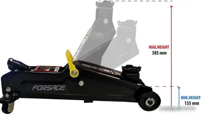 Подкатной домкрат FORSAGE F-TA82005 2т – фото товара