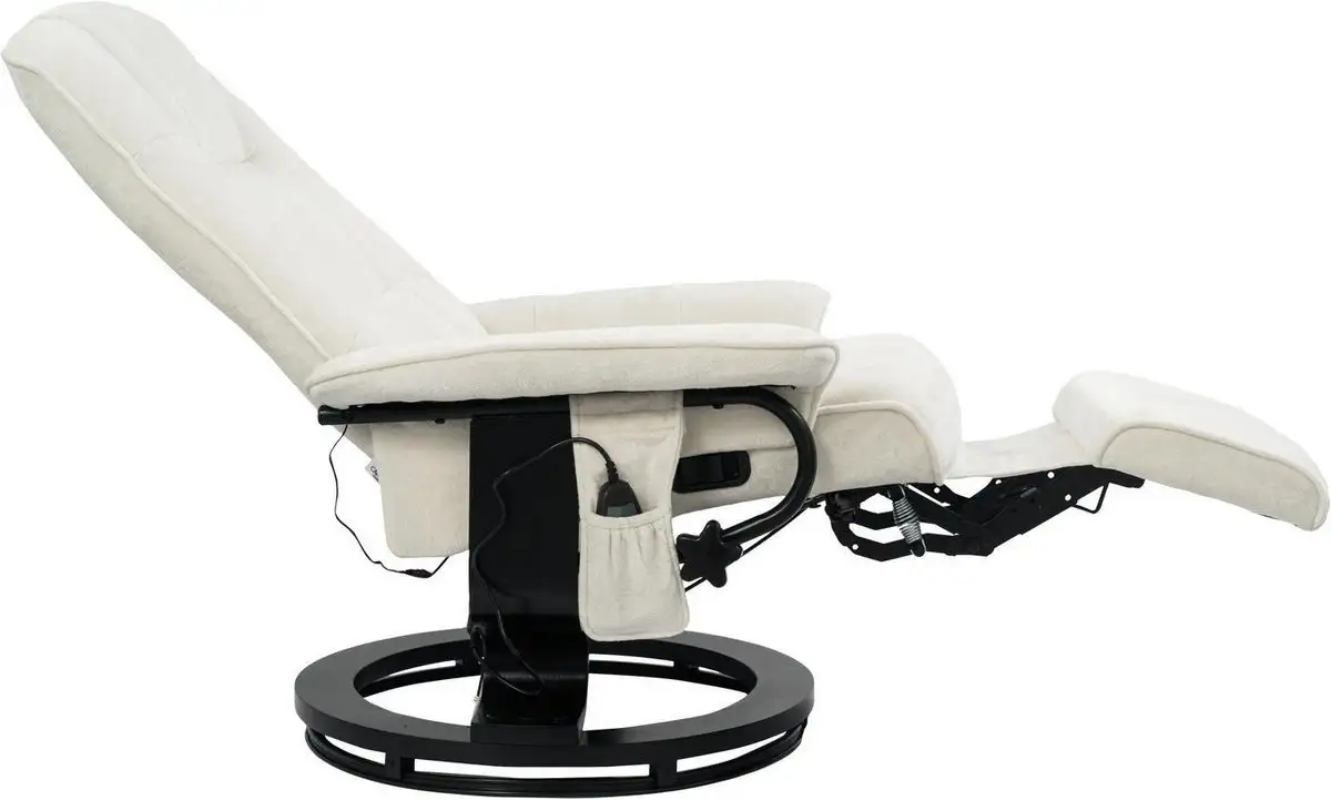 Массажное кресло Calviano 21 (бежевый плюш) – фото товара