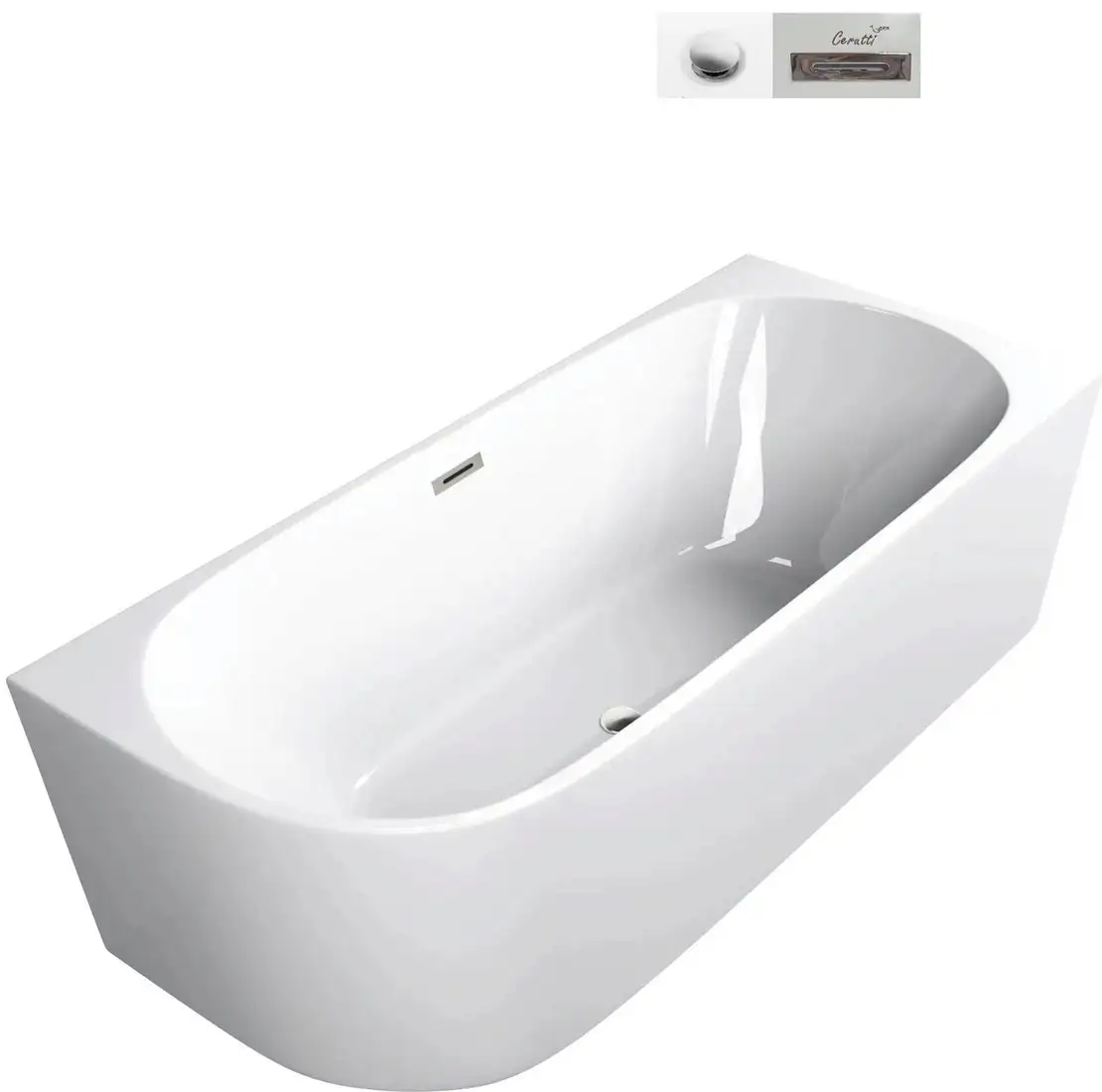 Ванна Cerutti Spa AMI R CT10091 1700x750x560 - фото товара