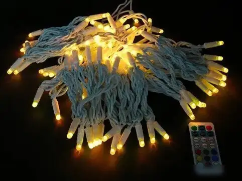 Светодиодная гирлянда ULED Стринг-лайт ULED-SL-100-24V-(W-ESR-RGB) – фото товара