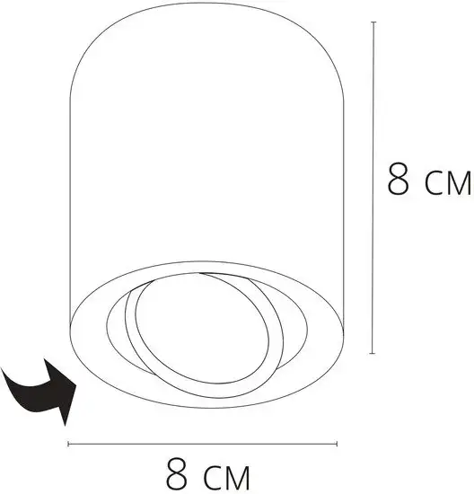 Точечный светильник Arte Lamp Beid A1513PL-1BK – фото товара