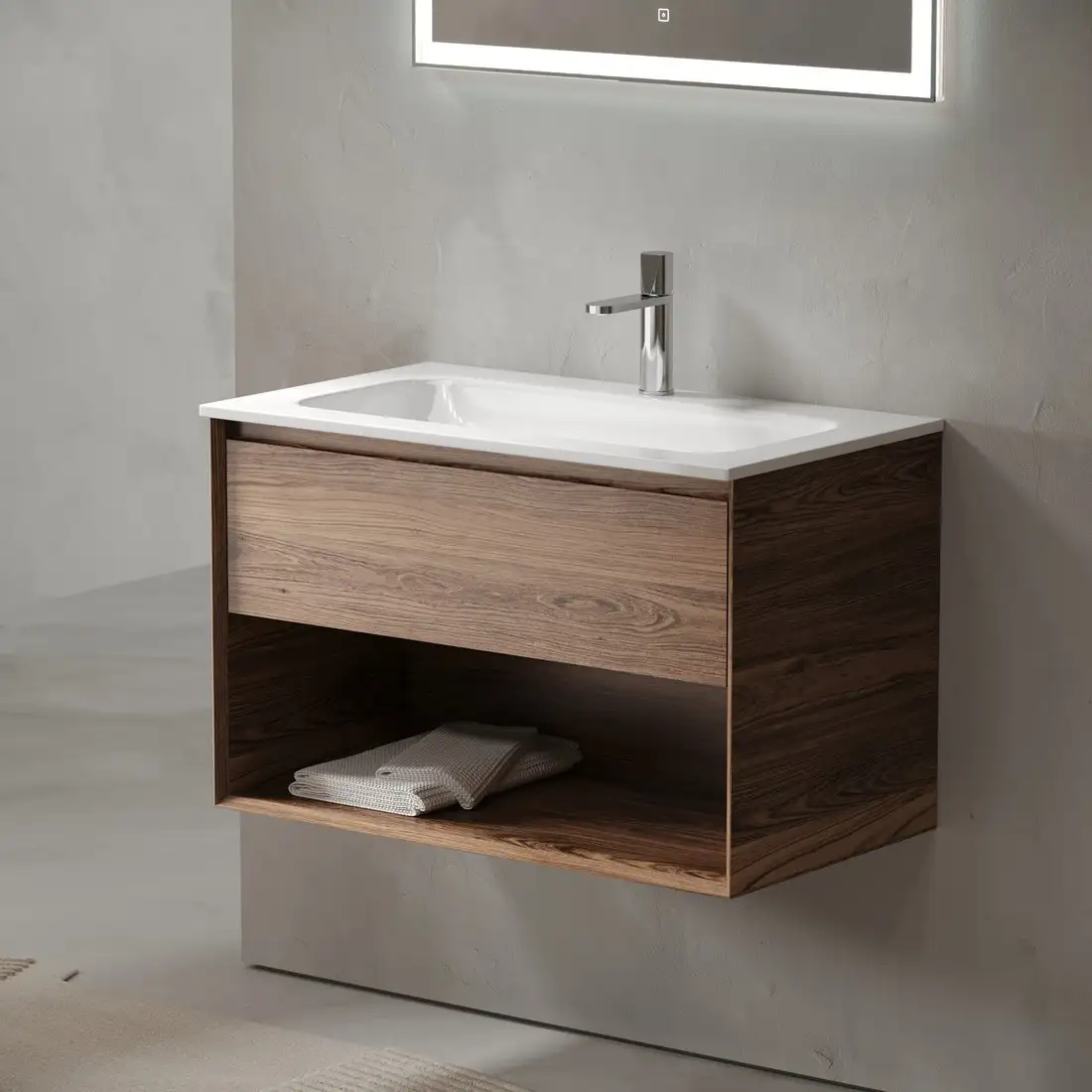 Sancos Тумба под умывальник Marmi 1.0 MR1.080ECH (дуб чарльстон) – фото товара