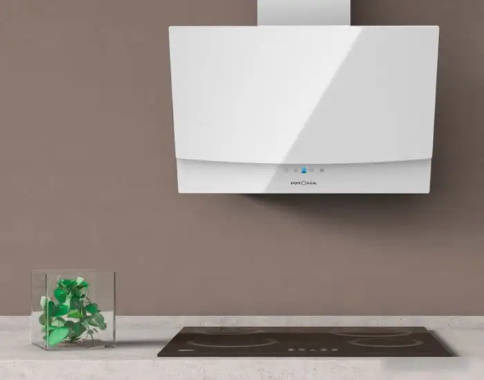 Кухонная вытяжка Krona Alva 600 S (белый) - фото товара
