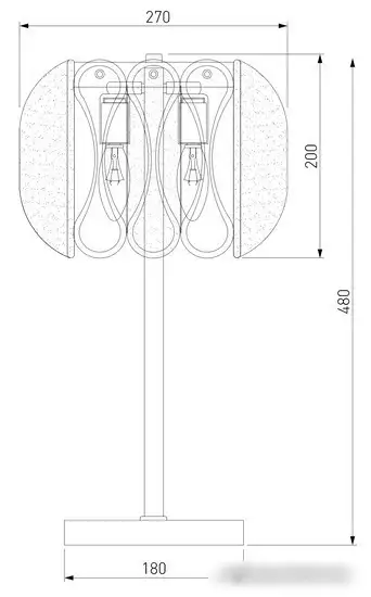 Настольная лампа Bogate's 01125/2 – фото товара