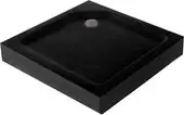 Душевой поддон Saniteco Т003 (80х80, черный) - изображение в каталоге