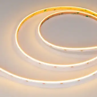 Светодиодная лента COB Arlight 6W/m 480Led/m CSP теплый белый 5M COB-S-X480-8mm 24V Warm2700 046904 – изображение в каталоге