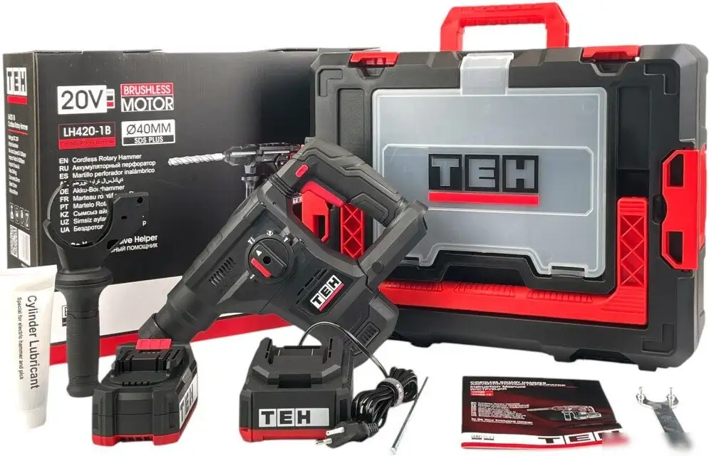 Перфоратор TEH LH420-1B (с 1-им АКБ, кейс) – фото товара