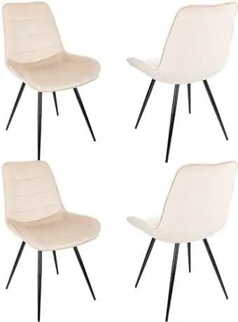 Стул Бюрократ CH-K2 4 шт (бежевый Holland 06/черный)