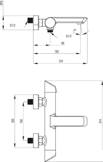 Смеситель Deante Arnika BQA 010M - фото товара