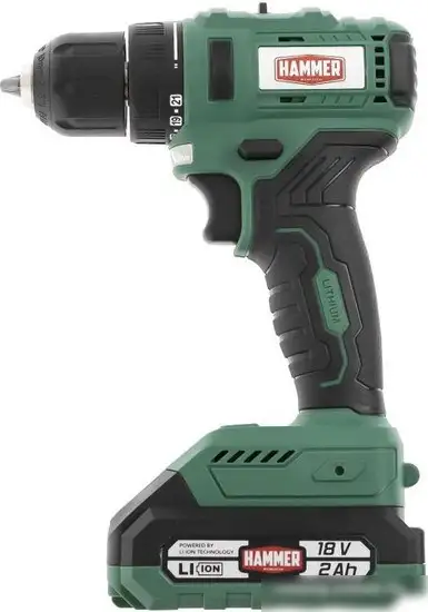 Дрель-шуруповерт Hammer ACD18BL (с 2-мя АКБ, кейс) – фото товара