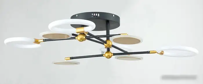 Люстра средней высоты Escada Cassiopeia 10247/8 LED LED*63W Black/Gold – фото товара