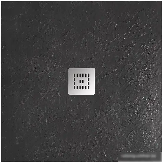 Душевой поддон BelBagno TRAY-MR-UNO-A-90-35-NERO 90x90 - фото товара