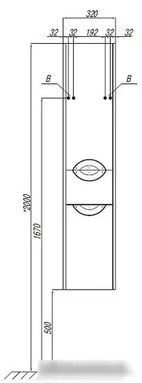 Акватон Шкаф-пенал Сильва (дуб полярный, левый) – фото товара