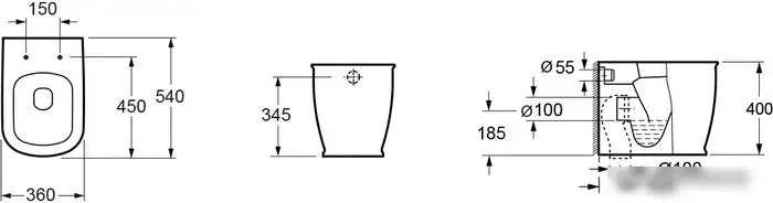 Унитаз Lavinia Boho Bell Pro [33010030] - фото товара