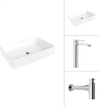 Умывальник Lauter 21842 + Moon 21СK81691C с сифоном 21635CH (хром) - изображение в каталоге