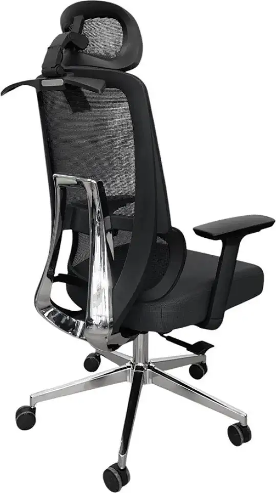 Офисное кресло SitUp Carbon Black Chrome (сетка Black/Black) – фото товара