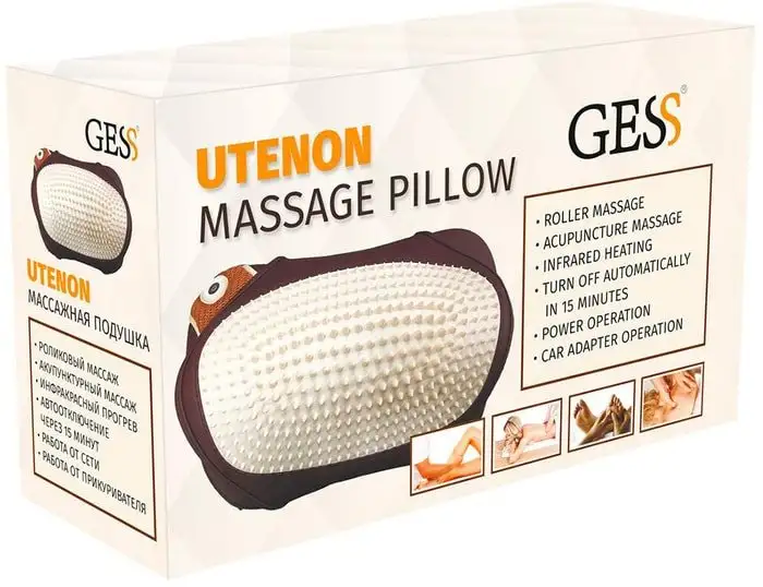 Массажная подушка Gess GESS-131 (коричневый)