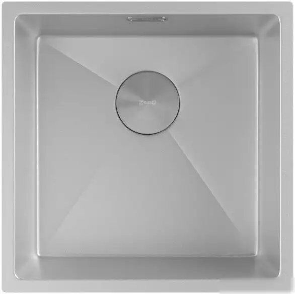 Кухонная мойка ZorG Zerox 44 U / IF Zurinox Steel - фото товара