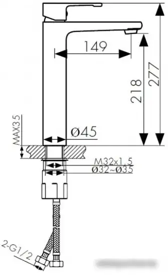 Смеситель Kaiser Elite 01111 - фото товара