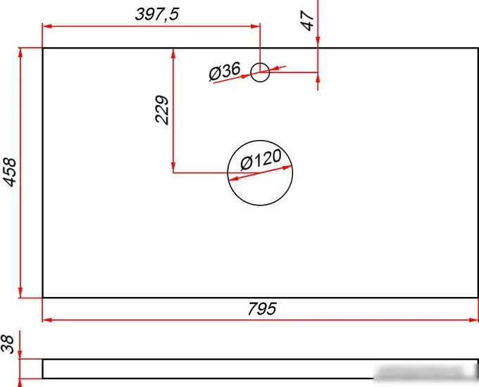 ЗОВ Тумба под умывальник Дион 80 D80LAFM7015MKV5-HPL38T (туя/графит матовый) – фото товара