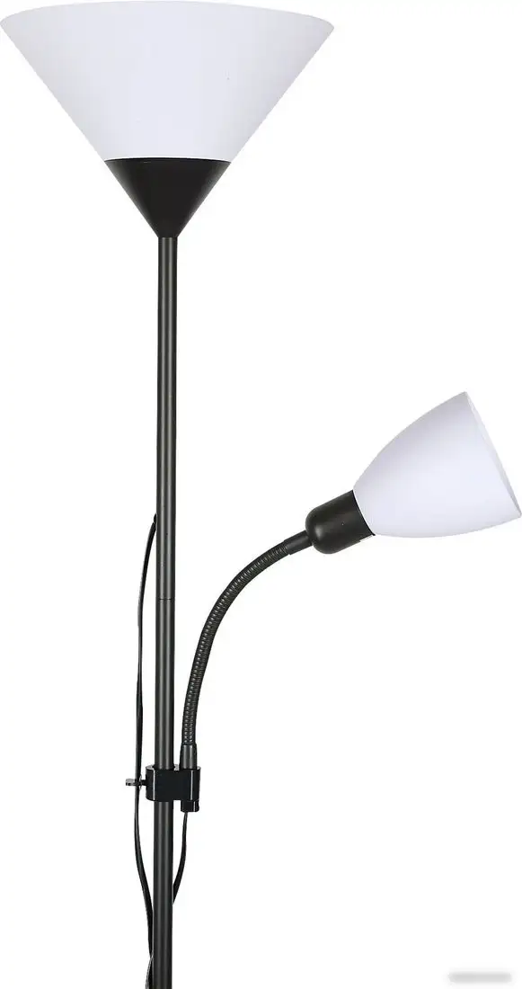 Торшер Uniel UML-T520 E27+E14 BLACK/WHITE UL-00010194 – фото товара