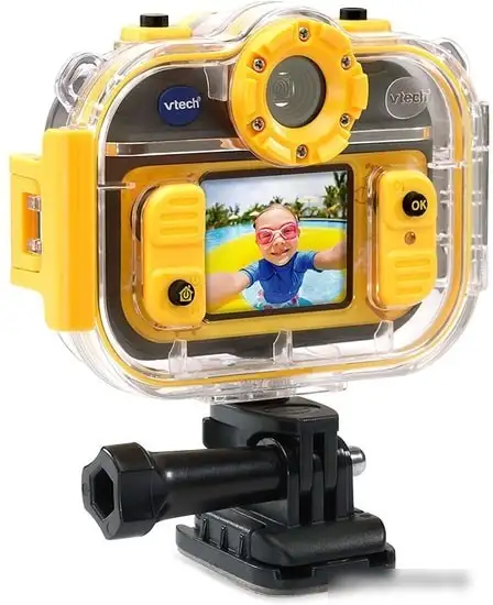 Экшен-камера VTech Kidizoom Action Cam 180 (черный/желтый) – фото товара