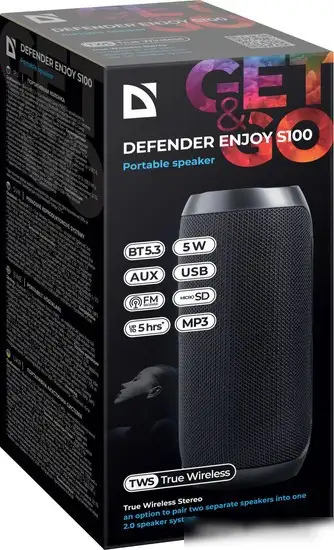 Беспроводная колонка Defender Enjoy S100 – фото товара