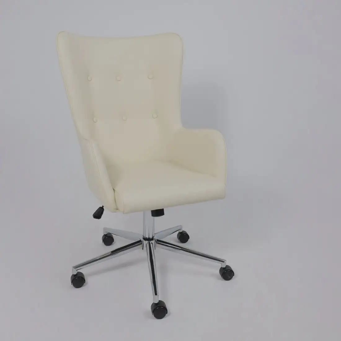 Офисное кресло AksHome Bella XL Chrome (Pegasso крем) – фото товара