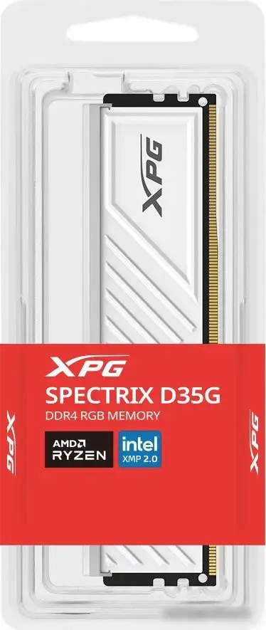 Оперативная память ADATA XPG Spectrix D35G RGB 8ГБ DDR4 3200 МГц AX4U32008G16A-SWHD35G – фото товара