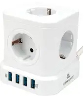Сетевой фильтр Cablexpert TWR-5-U4-W-2 – изображение в каталоге