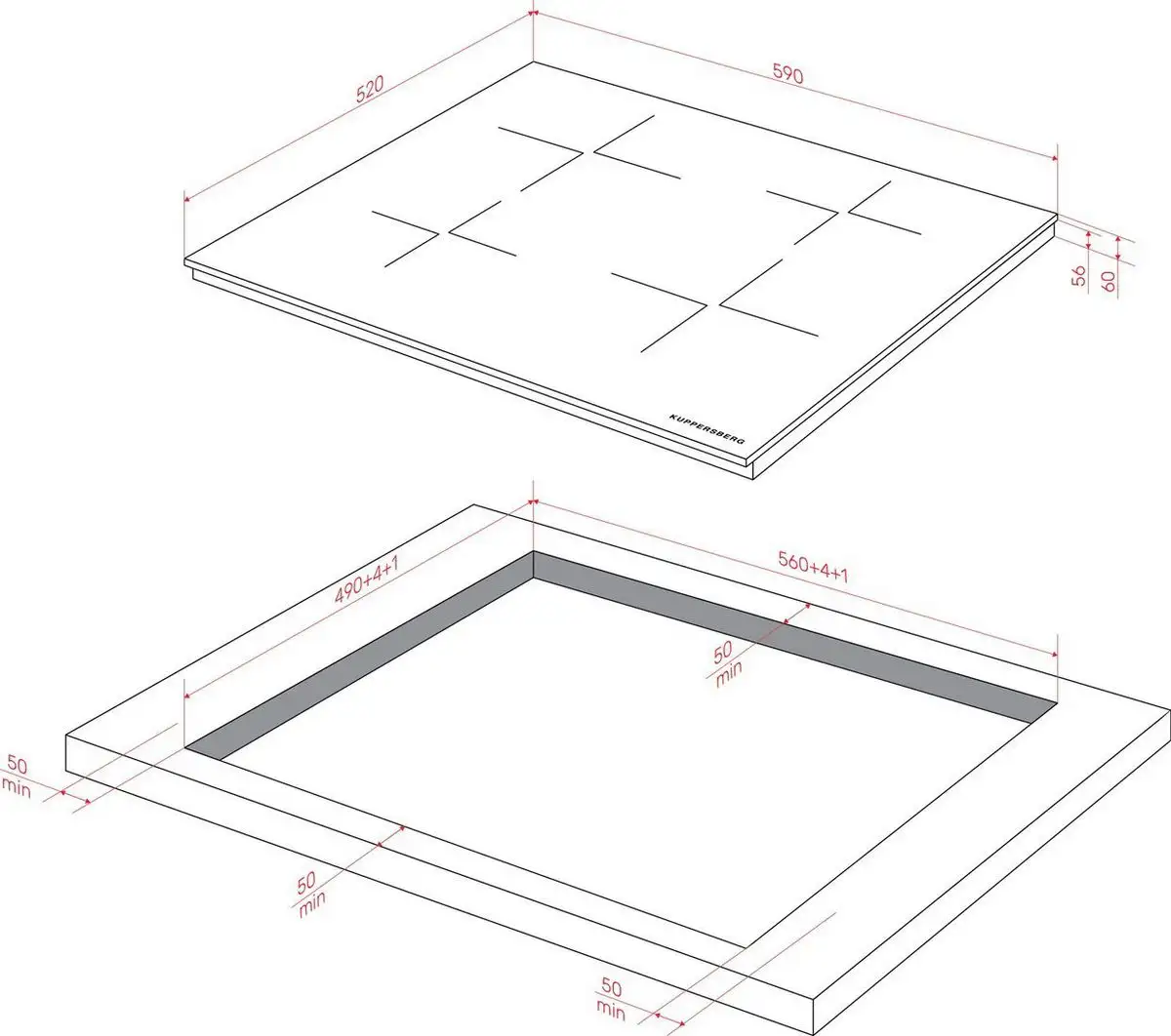 Варочная панель KUPPERSBERG ICI 606 - фото товара