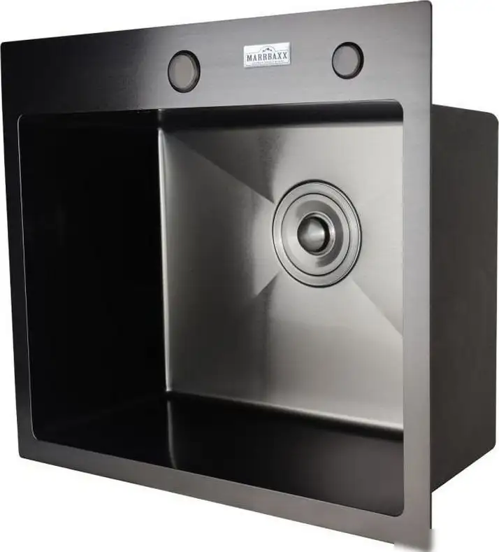 Кухонная мойка MARRBAXX B5044-R (черный/графит) - фото товара