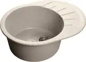 Кухонная мойка GranFest Rondo GF-R580L (серый) - изображение в каталоге