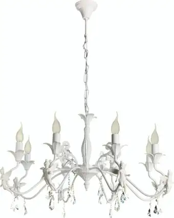 Подвесная люстра Arte Lamp Angelina A5349LM-8WH – изображение в каталоге