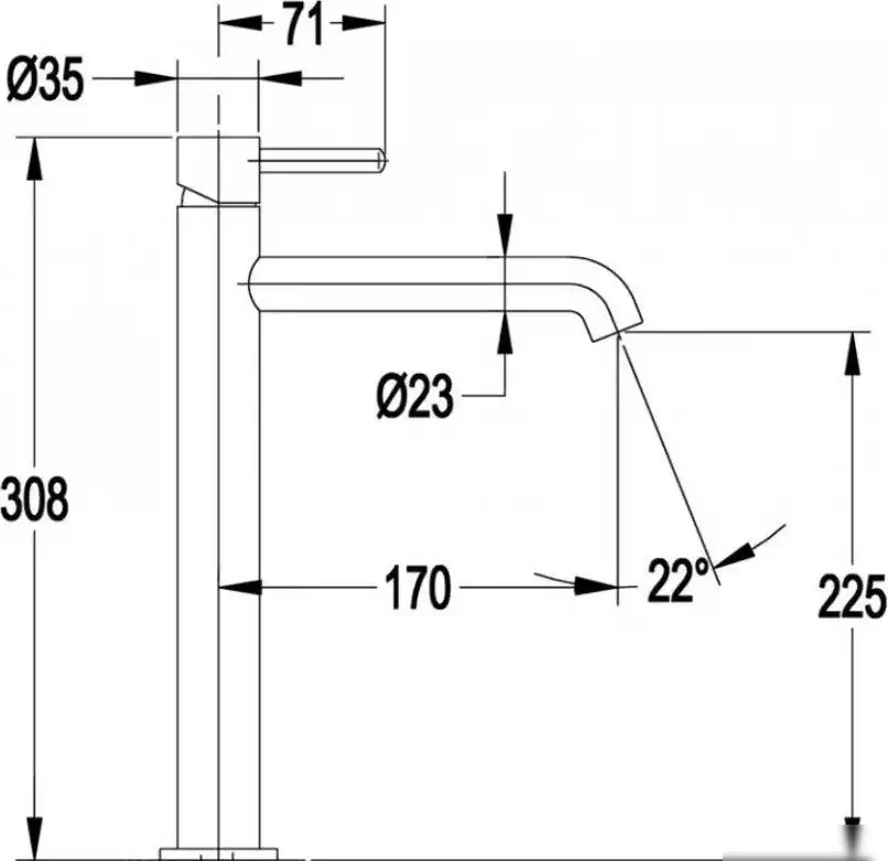 Смеситель Grocenberg GB3029 (золотой брашированный) - фото товара
