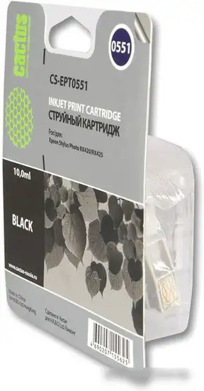 Картридж CACTUS CS-EPT0551 (аналог Epson C13T05514010) – фото товара