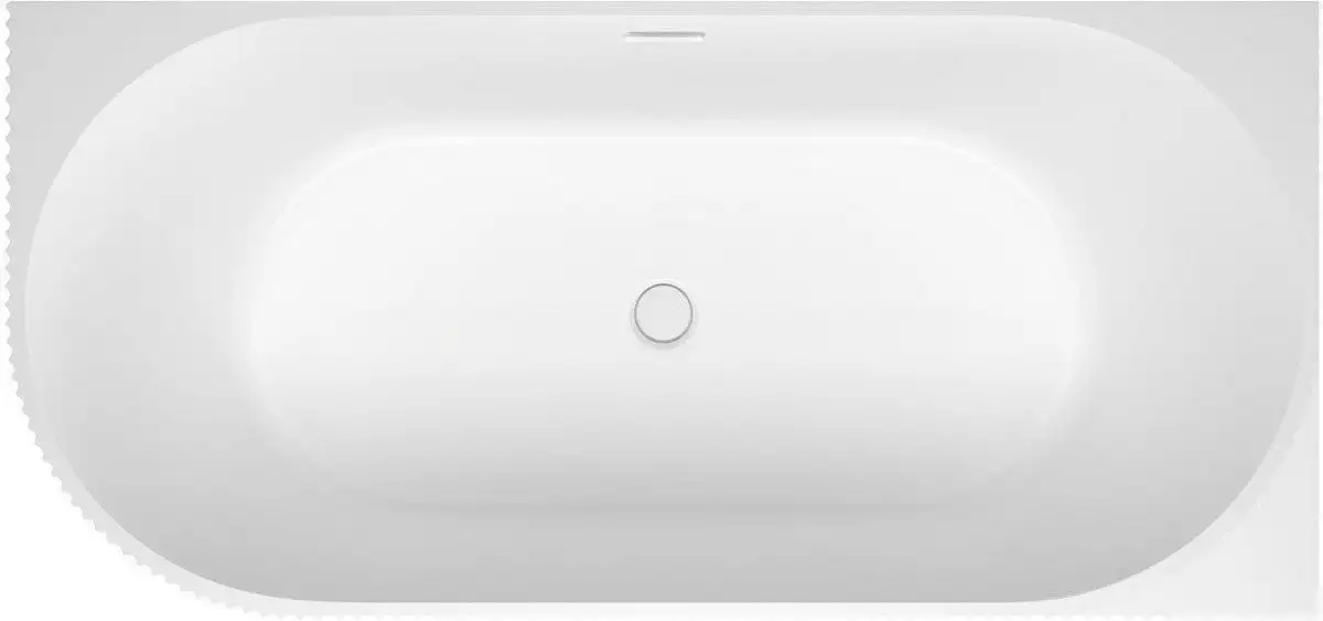 Ванна Wellsee Festive Fox 150x75 28730502R (пристенная ванна (правая) белый глянец, экран, ножки, сифон-автомат глянцевый белый) - фото товара
