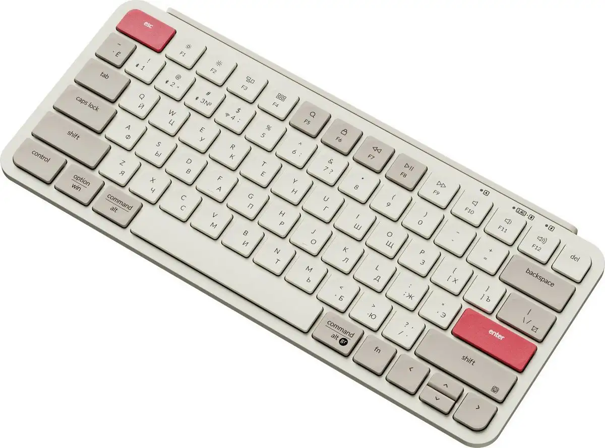 Клавиатура Keychron B1 Pro B1P-K13-RU (ретро красный) – фото товара