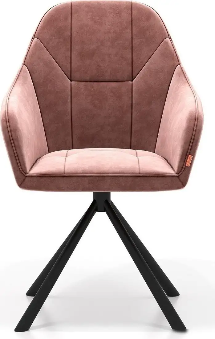 Стул Памир Босс F62 поворотный (розовый/черная опора)