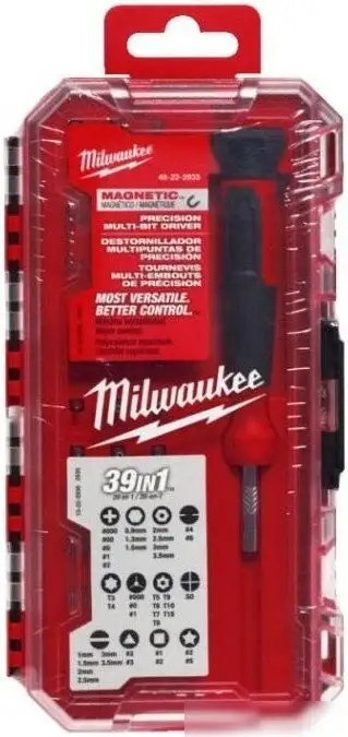 Набор отвертка с битами Milwaukee 4932498177 (39 предметов) – фото товара