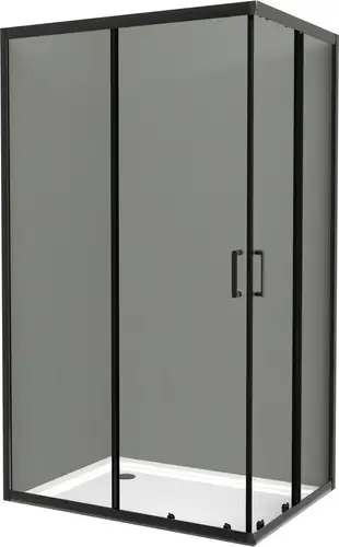 Душевой уголок BelBagno UNO-195-AH-2-120/100-C-NERO