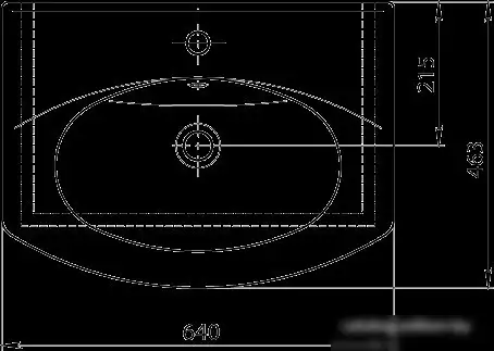 Умывальник Santeri Новая Грань 64x46 [1.3120.7.S00.11B.0] - фото товара