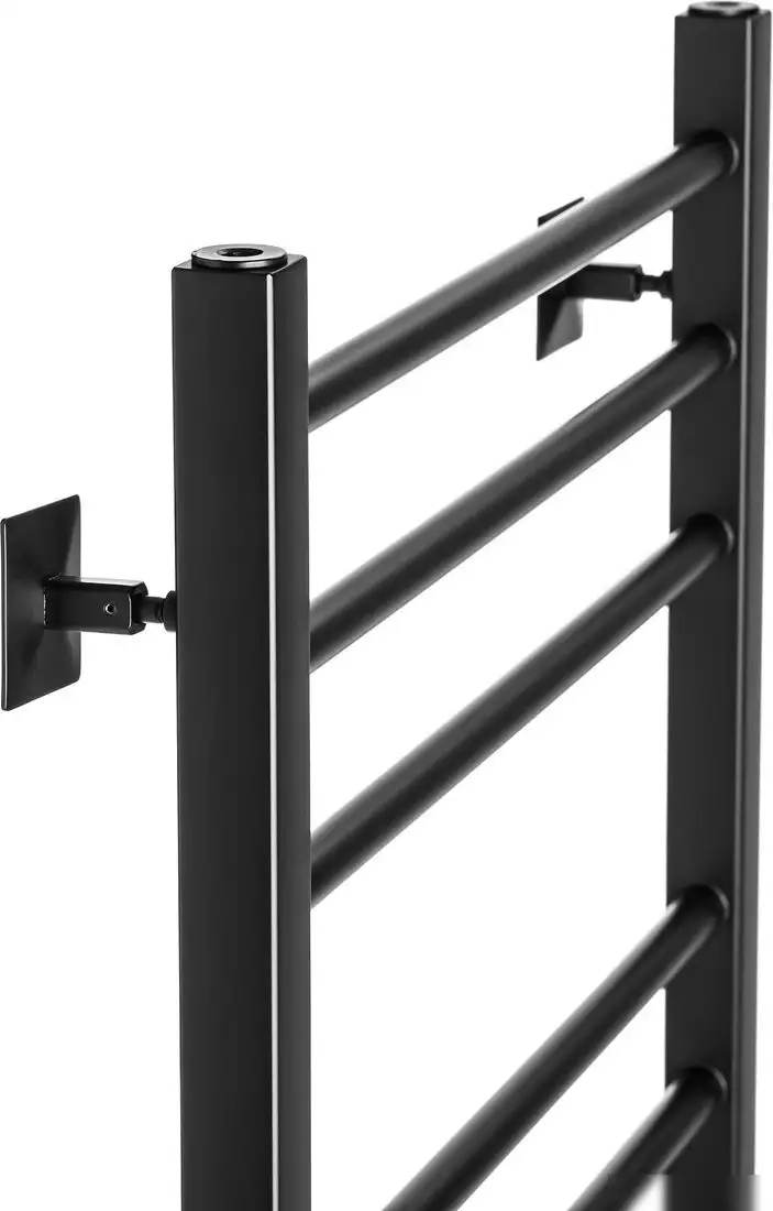 Полотенцесушитель Ростела Свирель V квадрат 500x800/9 1/2" (Ral 9005, нижнее подключение) - фото товара