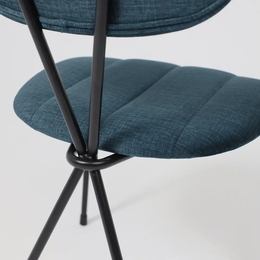 Стул AksHome Tori (темно-бирюзовый велюр Voss 86/черный)