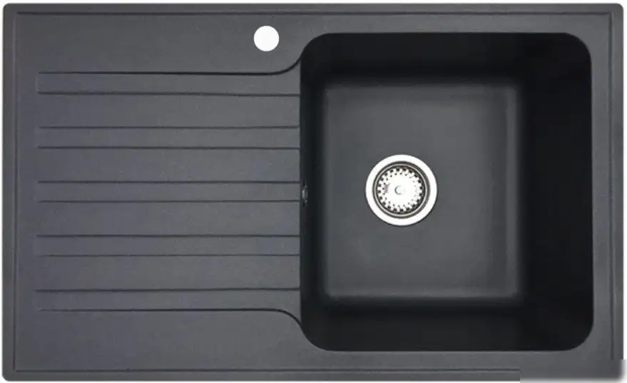 Кухонная мойка БелЭворс Styl R + Like F8005022 (черный) - фото товара