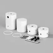 Подвес для неона Maytoni Nemo D25 белый 20313 – изображение в каталоге