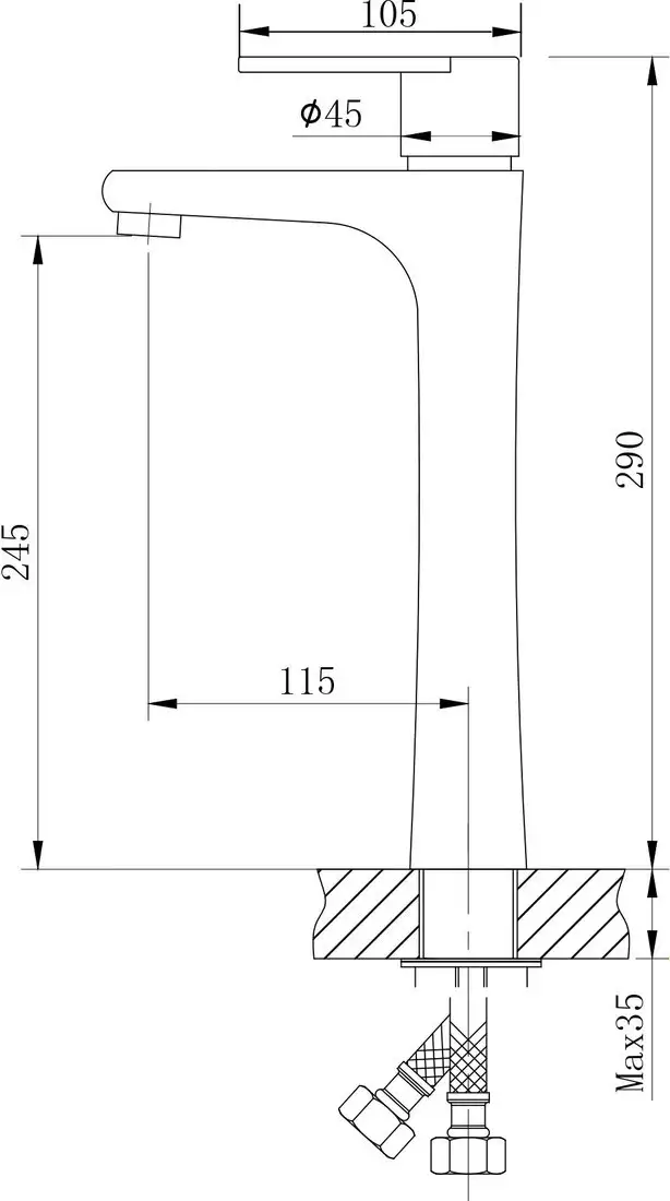 Смеситель Ekko E11802 - фото товара